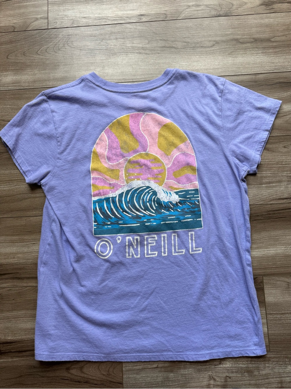 O’Neill Lavender Wave Graphic Tee Girls XL - Picture 4 of 7